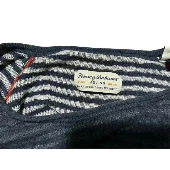 Tommy‎ Bahama Size XL Navy Sweater - Picture 3 of 6